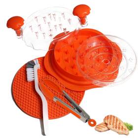 Aizahchi 198715191028 Large Chicken Shredder Tool Twist With Anti-slip Mat And Separate Plate Mea