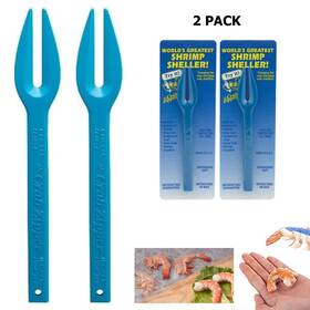 Atb-86-2pc Alltopbargains 2 Pc Shrimp Deveiner Seafood Sheller Portable Peeler Devices Kitchens Tools