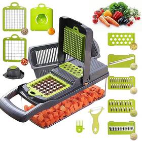 Alrens 742377150888 Vegetable Chopper Mandoline Slicer Cutter And Grater 11 In 1
