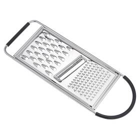 Kl32110a-s Amazon Basics Cheese Grater With Handle Stainless Steel Zester Black
