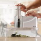 Amn-100 Aroma Electric Mandoline Slicer Slice Julienne Grate White 021241081009
