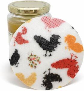 Andreas 810682033544 Gg Rooster Jar Opener Silicone Lid Gripper Garlic Peeler Non Slip