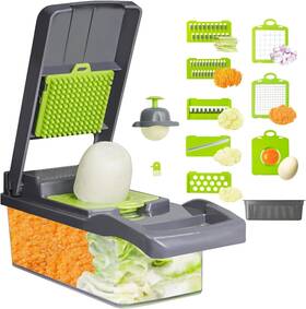 Scj07d9439 Aokls Vegetable Chopper Onion Food Has 7 In 1 Grey Multifunctional Kitchen
