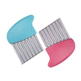 Aorvst 331526980370 Crinkle Cutter Stainless Steel Waffle Fry Wavy Chopper For Veggies Potato