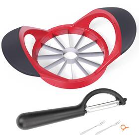 Aovchei 755801877701 4.72 Inch 12 Super Sharp Stainless Steel Blades Apple Slicer Corer And Divid
