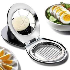 Jdqpj001 Arimagroup Egg Slicer For Hard Boiled Eggs Cutter Strawberry Heavy Duty Alumi