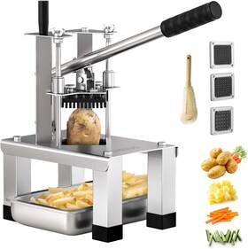 X004s39jrb Arinoo Commercial French Fry Cutter And Vegetable Dicer 3 Blades - 3/8 Inch 1/2 1/4