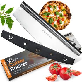 Armerocrust 198168008898 16 Inch Pizzacutter Rocker - Easy Slicing Premium Pizza Slicer