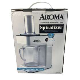 Aroma 021241901505 Spiralizer Housewares Vegetable Spaghetti With 3 Blades Brand New In Box