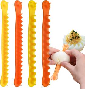 Arvintas 313040276251 4 Pack Fancy Cut Eggs Cutters Cooked Cutter Multi-functional