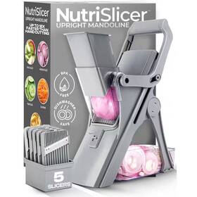 As Seen On Tv 313114953989 Nutri Slicer Mandoline 5-in-1 Multi-functional Portable Countertop Kitchen Mando
