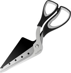 Asdirne 445053233297 Pizza Scissors Cutter With Shovel Food-grade Sharp Stainless Steel Blade