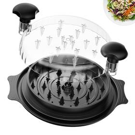 69e7ec8342118e0008194fc0 Ashdol 10 Chicken Shredder With Tray Large Meat Tool Twist Brush Bpa Free