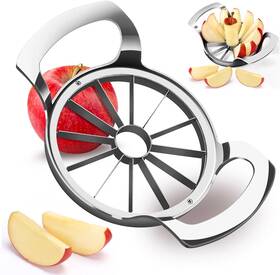 Aubenr 445005486481 4.72 Inch Extra Large Apple Slicer With 12 Blades -professional Heavy Duty