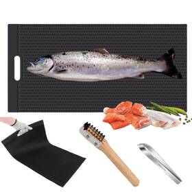 X15.75 Augonla Wsa123 3pcs Fish Cleaning Kit With 31.5 Inch Fillet Mat Scaler And Twe