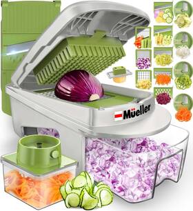 Austria 313043684695 Pro-series All-in-one 12 Blade Mandoline Slicer For Kitchen Food Chopper Vege