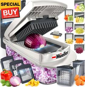 Austria 445005111130 Pro-series 10-in-1 8 Blade Vegetable Chopper Onion Mincer Cutter Dicer Egg