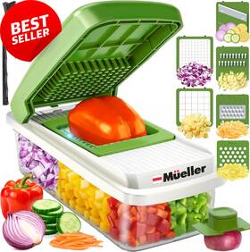 Austria 445046616694 Vegetable Chopper Mandoline Slicer Onion Dicer Grater W Container