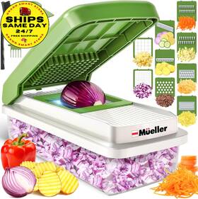 Mc-920 Austria 9 Blade Vegetable Chopper Mandoline Slicer Food With Container Veggie