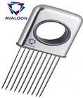Avaloon Onion Holder Vegetable Helper Potato Cutter Slicer Gadget Stainless Aid 642896611986