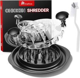 Avefare 726084367340 Chicken Shredder 10.8 Inch Visible Breast Tool Twist Large Meat