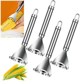 Mccp-4 Baeony 4pcs Magic Corn Cutter Peeler Stripper Cob Tool Premium Stainless Steel Thresher