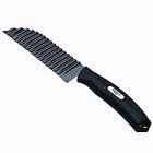 Bakebaking Crinkle Cutter Black Potato Slicer French Fry Wavy Knife 701988686971