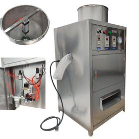 220551 Banfluxion Commercial Pneumatic Dry Garlic Peeling Machine Automatic Stainless Steel 110v