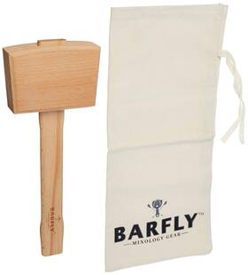Barfly 765301945664 Wood Ice Mallet And Lewis Bag