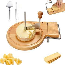 Bebemu-us 445039629687 2-in-1 Multi-function Cheese Cruler Wheel For Chocolate And T Te De Moine Chees