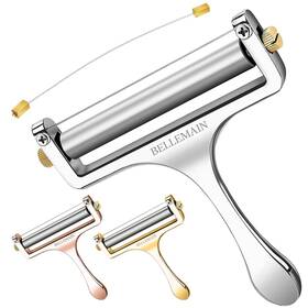 Cominhkg079417 Bellemain Stainless Steel Wire Cheese Slicer - Hand Held 3.5 Inch W Silver