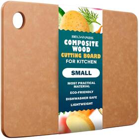Belwares 850029528548 Wooden Cutting Board For Kitchen - Small Composite Wood Boards Dishwa