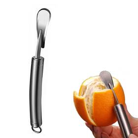 Benekiy 883343318311 Orange Citrus Peelers Stainless Steel Slicer Cutter Peeler Remover Opener Hum