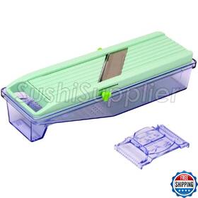 B00032rzm6 Benriner Mandoline Slicer With Collection Tray And 4 Blades Japanese Stainless