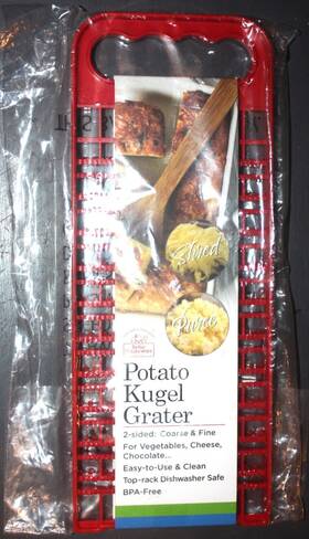 Better Houseware 050581005635 Potato Kugel Grater With Handle Heavy-duty Bpa-free Plastic. New