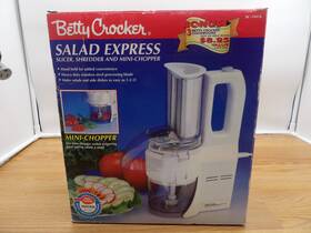 Bc-1441k Betty Crocker Salad Express Slicer Shredder And Mini Chopper Bc-1441k-new