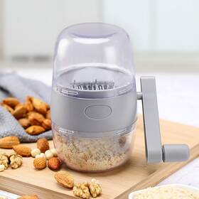 17066958004042 Bibabala Manual Nut Grinder Portable Chopper Hand Crank For All Nuts Walnut Pecan