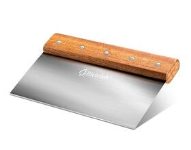 Bleteleh 850007527112 8-inch Long Bench/dough Scraper Stainless Steel Blade Commercial Kitchen Tool