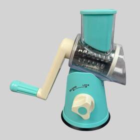 Bnunwish 601263906551 Round Mandoline Rotary Cheese Grater And Veggie Slicer Used Once