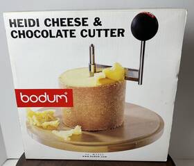 W3321-19 Bodum Niob New Heidi Cheese And Chocolate Cutter With Board No W3321 Denmark