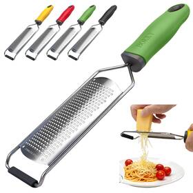 Bokky-gr01 Bokky Cheese Grater Handheld And Lemon Zester With Handle Stainless One Size Green