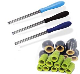 Bonballoon 880277782683 Zucchini Squash Vegetable Corer 3 Pcs Corers Stainless Steel Core Remover Too