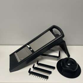 Bonny 070636781208 Mandoline Slicer Manual Stainless Steel Blade Adjustable Professional Cut