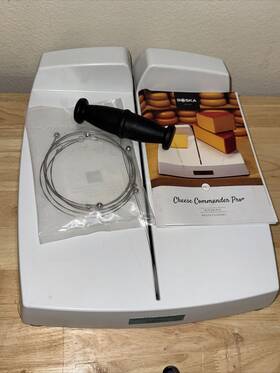 Boska 022494238059 Commander Pro White Wire Manual Cheese Cutter Slicer
