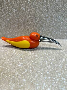 Boston Warehouse 026602452436 Vegetable Peeler Orange Bird