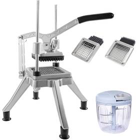 Botabay 609832248057 Commercial Vegetable Fruit Chopper 1/4 &3/8 Blade Heavy Duty Professional Fo