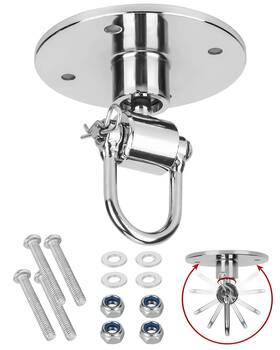 Boxerpoint 763416941656 Stainless Steel Speed Bag Swivel Kit - Professional Universal 4-bo