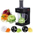 Boxk021 Mandolines Slicers Electric Food Spiralizer Vegetable Zoodler Chopper 696177394563