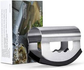 Boyan 445024298249 Salad Knife Chopper With Protective Cover - Stainless Steel Cutter Double