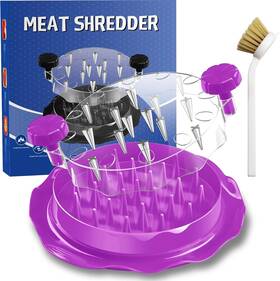 Branded 445008665647 Chicken Shredder Tool Twist Large With Brush Visible Kitchen Meat Grind